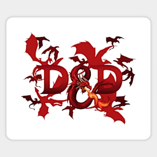 DnD Dragons Magnet